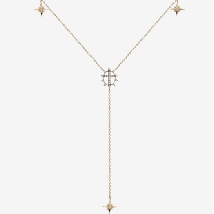 18k Gold Star Necklace