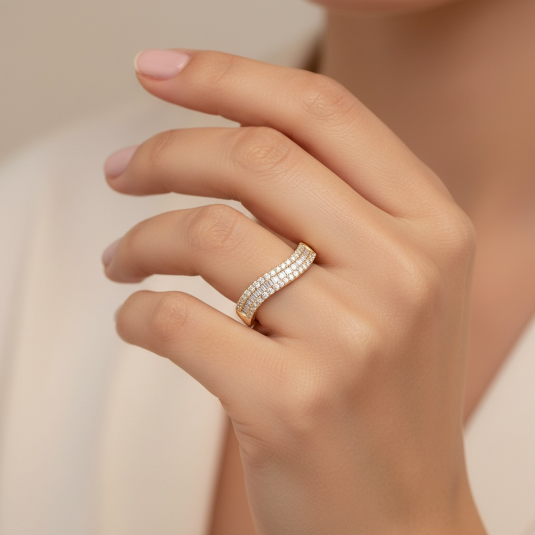 Gold Diamond Ring