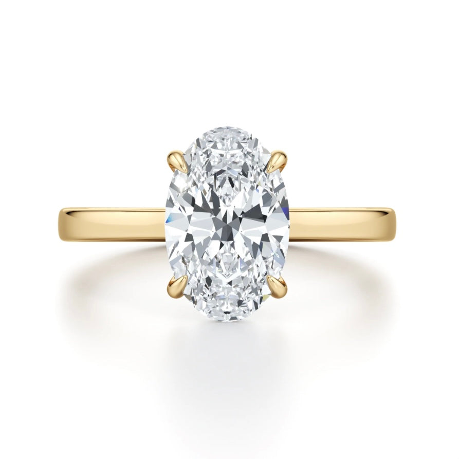 3 CT’s Lab Grown Oval engagement ring