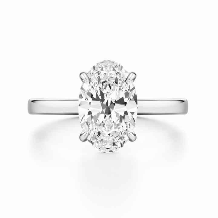 3 CT’s Lab Grown Oval engagement ring