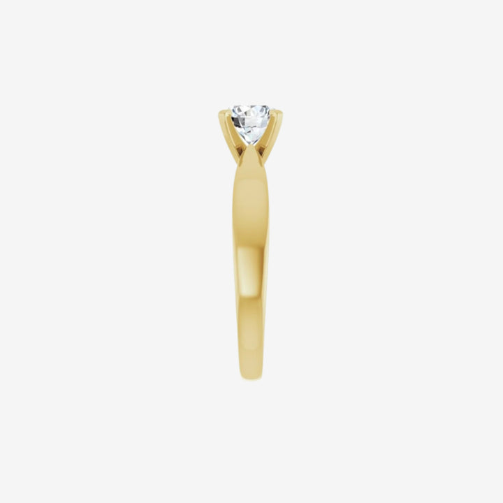 Round Solitaire Engagement Ring