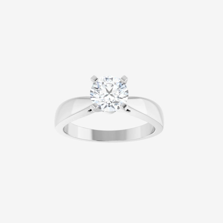 Round Solitaire Engagement Ring