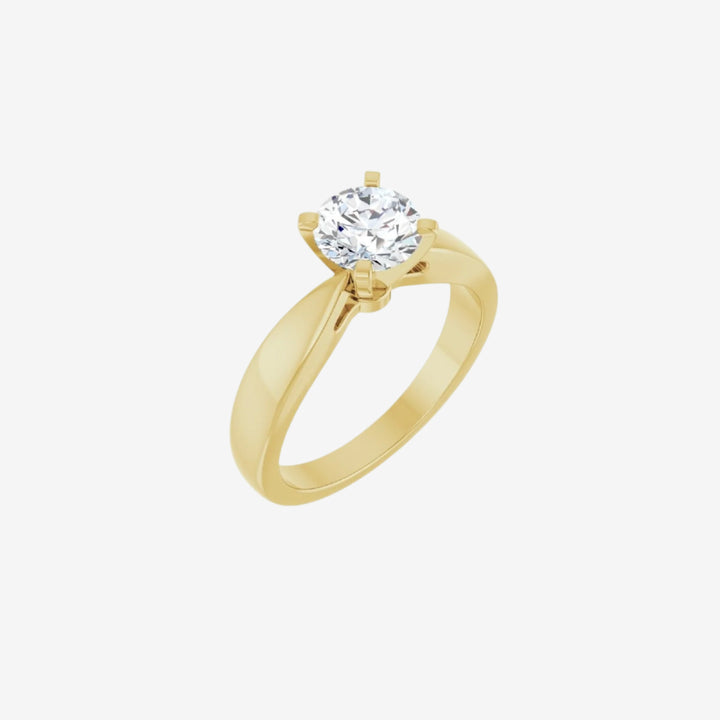 Round Solitaire Engagement Ring