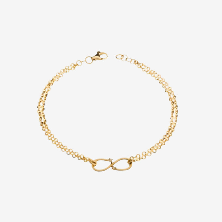 18k Infinity Gold Bracelet