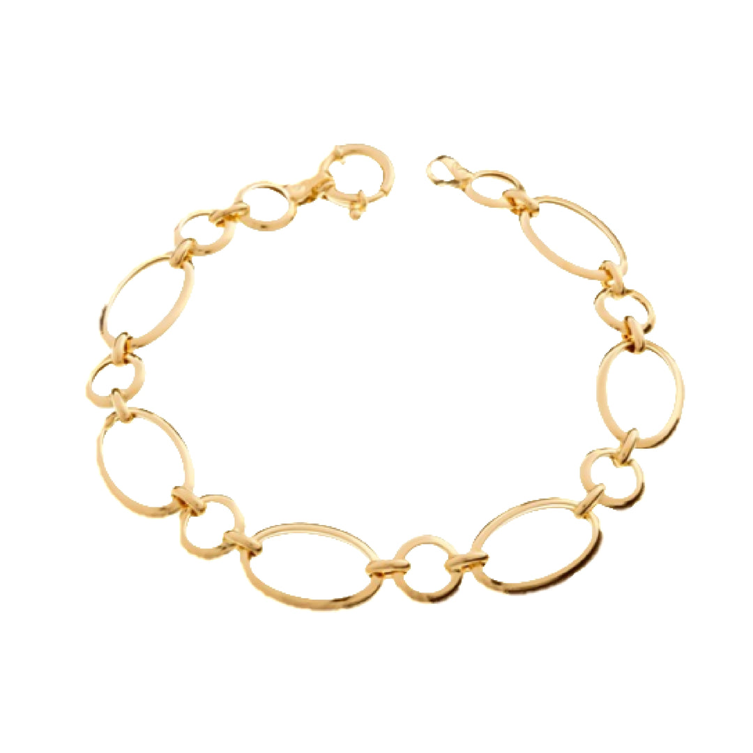 Pulsera de Eslabones de Oro 18k