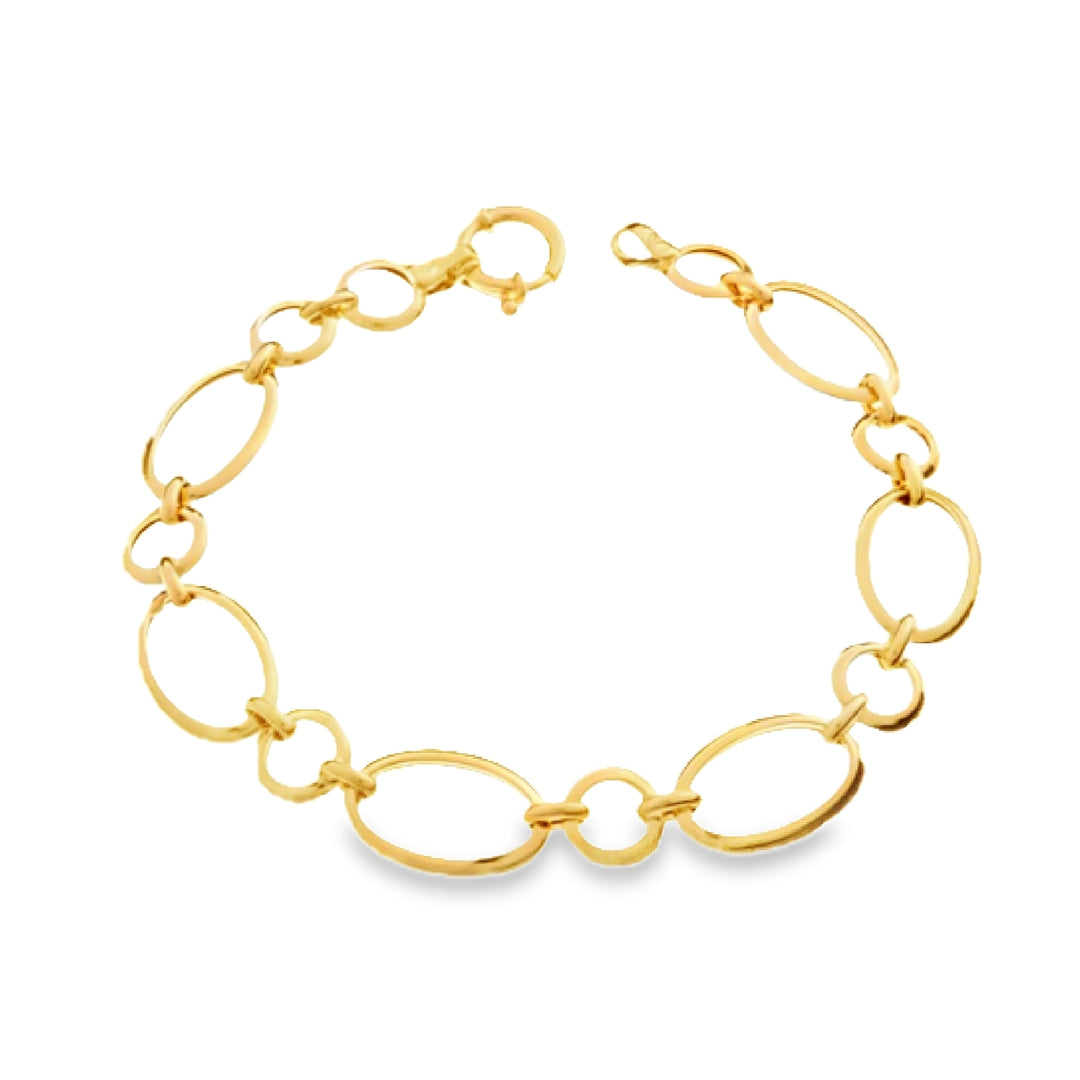 18k Gold Link Bracelet