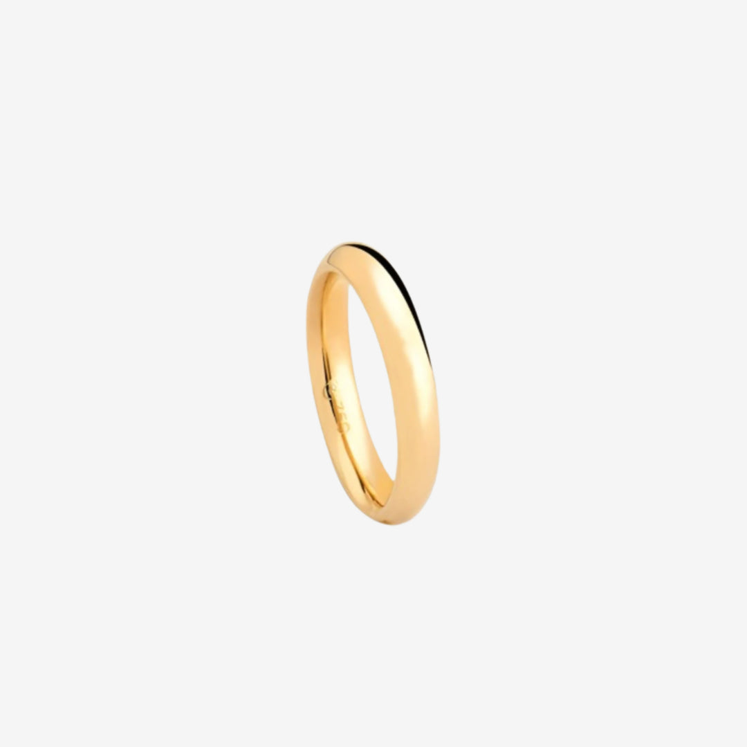 Anatomical 18k Gold Wedding Ring