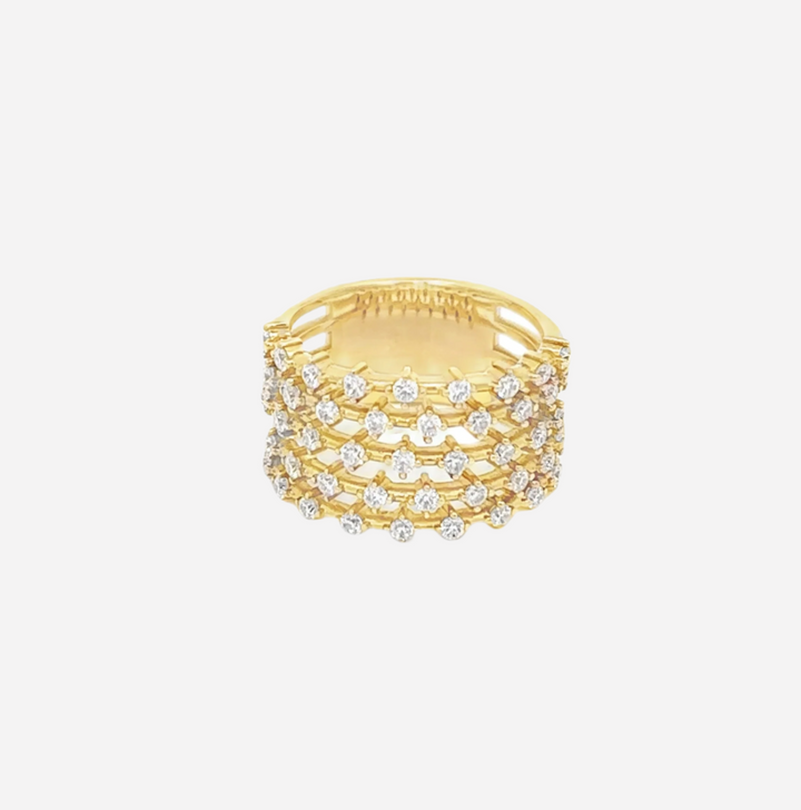 18k Gold Diamond Ring