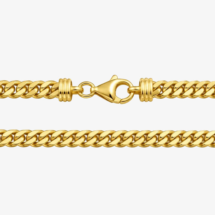 18k Yellow Gold Miami Cuban Link Chain – 4mm