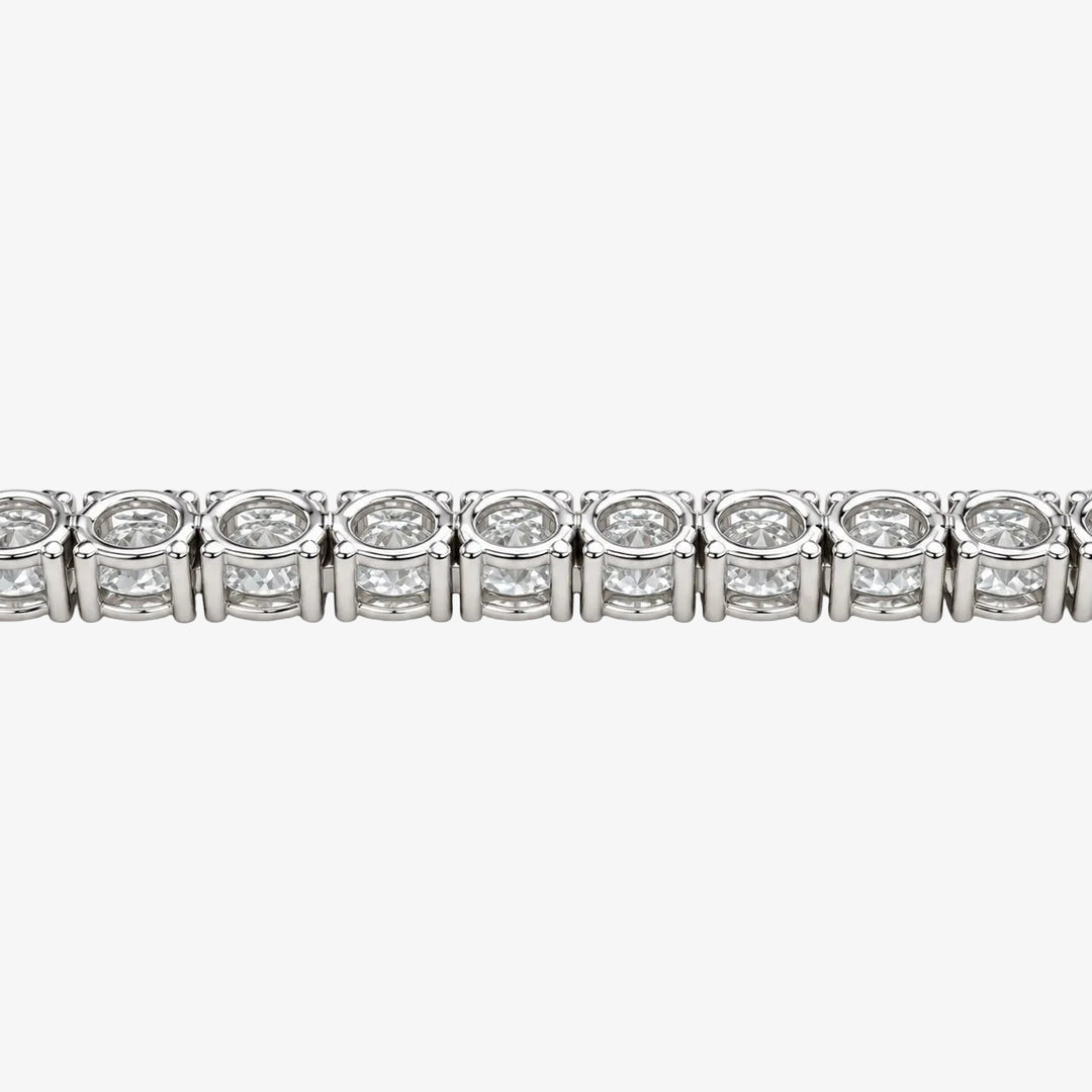 14K White Gold 10ct Lab Diamond Tennis Bracelet