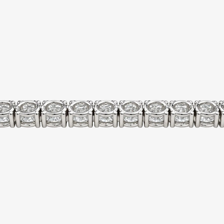 14K White Gold 10ct Lab Diamond Tennis Bracelet