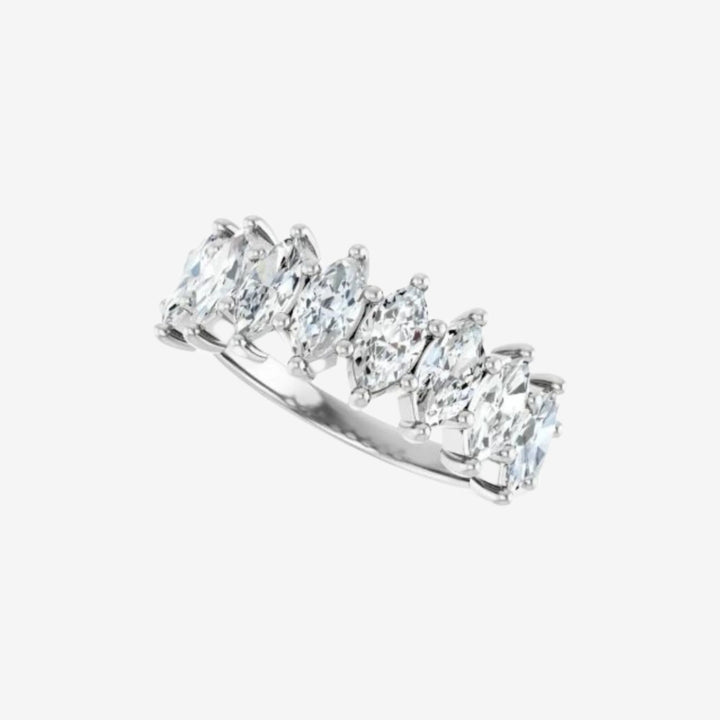 Anniversary Band Marquise Platinum