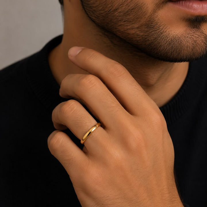 14k Yellow Gold Classic Wedding Band