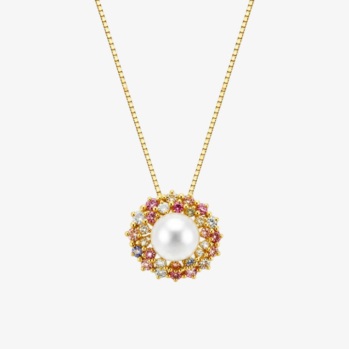 Colar de pérolas em ouro 18k