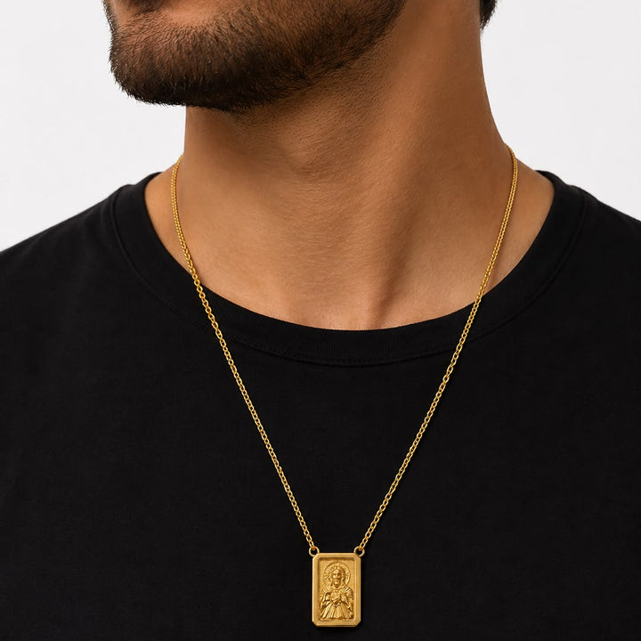 18k Yellow Gold Scapular