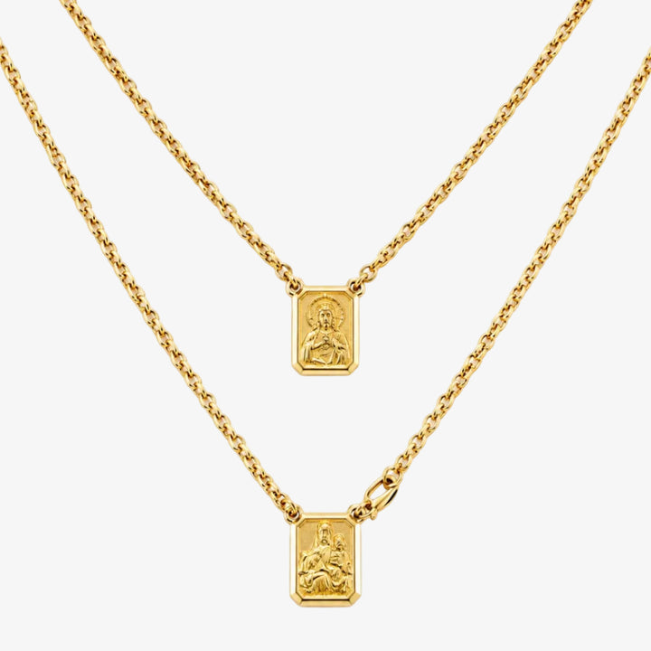18k Yellow Gold Small Scapular