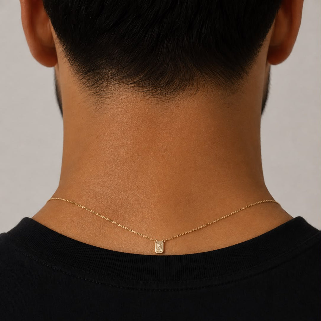 18k Yellow Gold Small Scapular