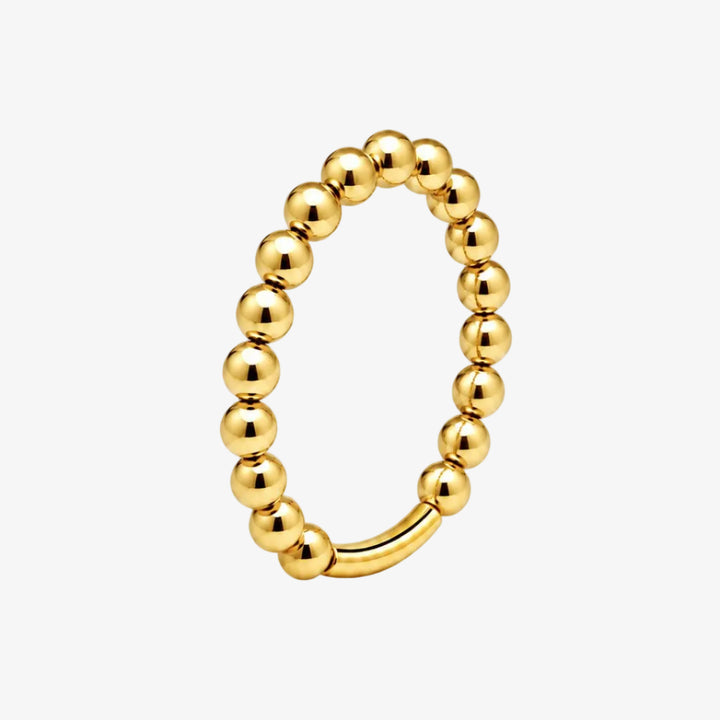 Anel de bola em ouro 18k