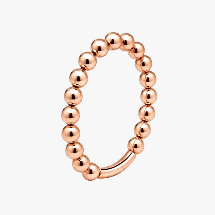 Anel de bola em ouro 18k