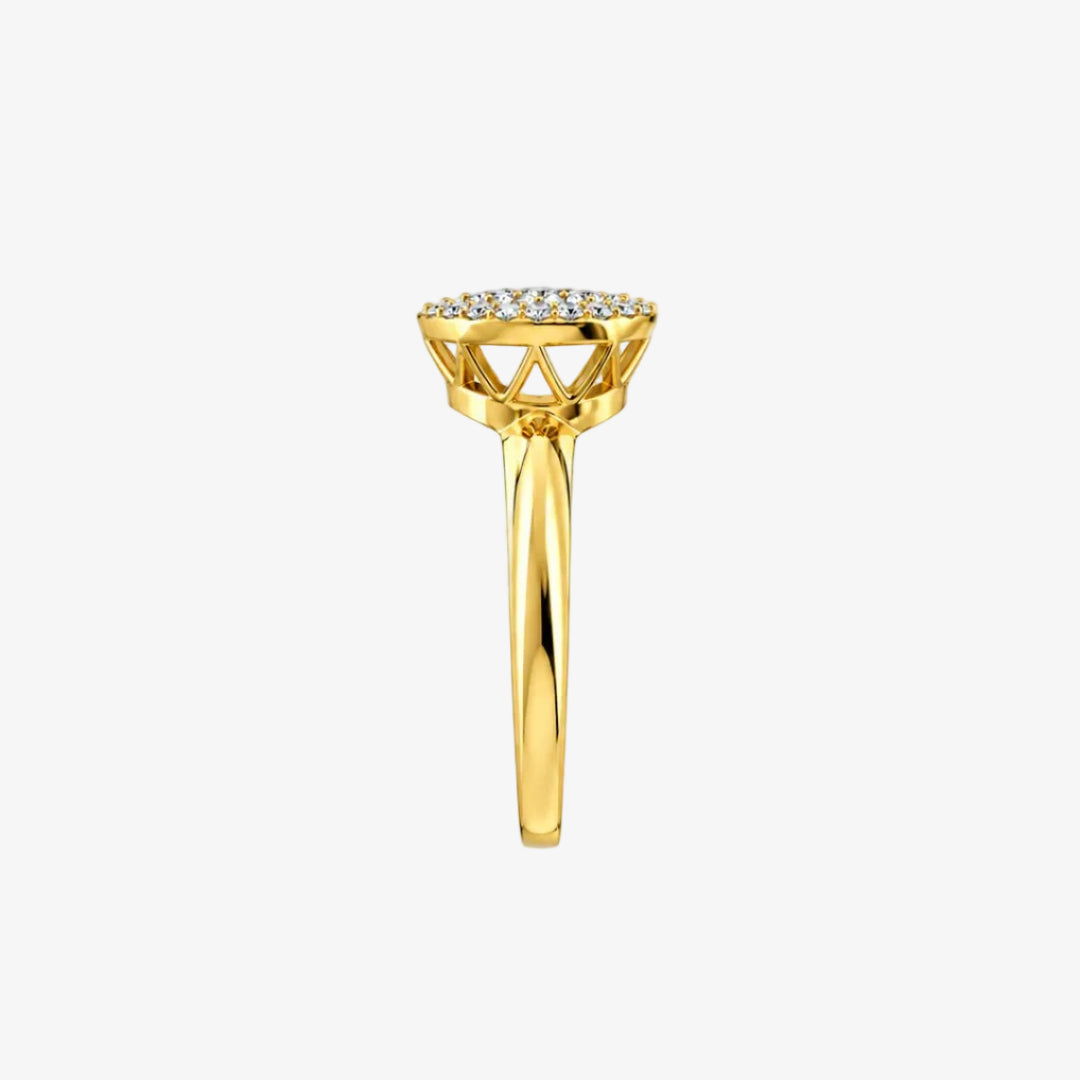 18k Gold Heart Ring
