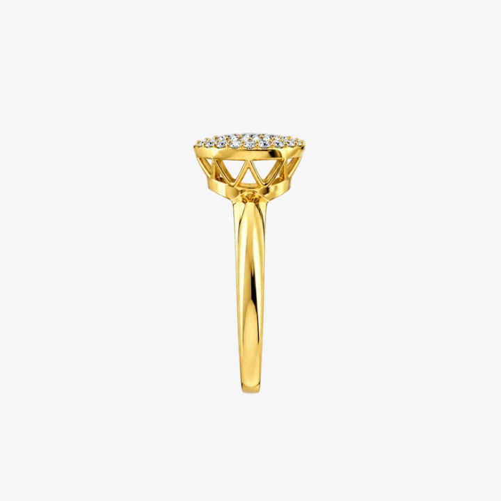 18k Gold Heart Ring