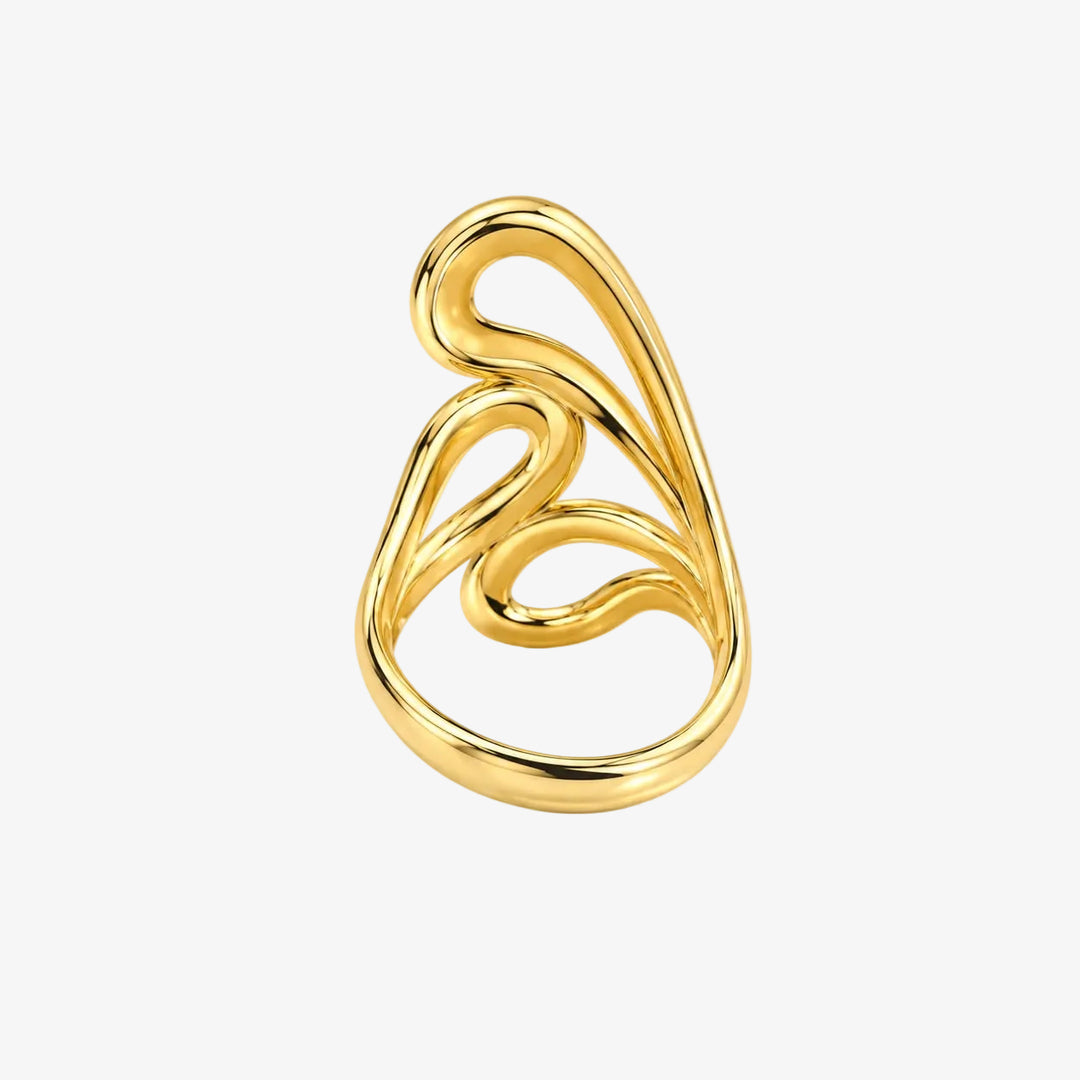 18k Yellow Gold Gold Contour Ring