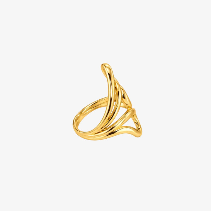18k Yellow Gold Gold Contour Ring