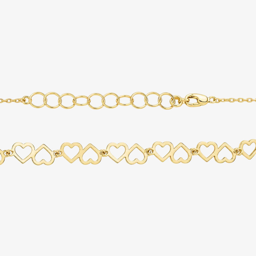 Colar Coração em Ouro 18k
