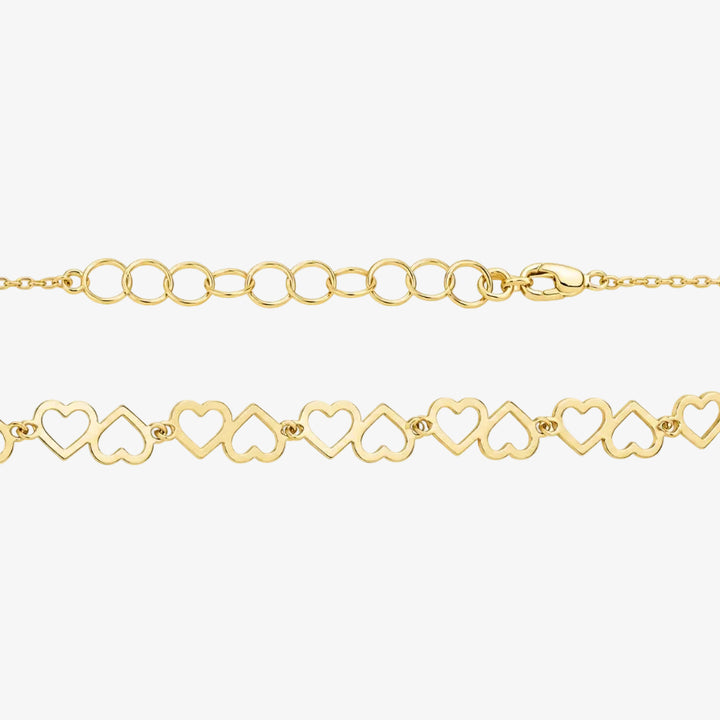 Colar Coração em Ouro 18k