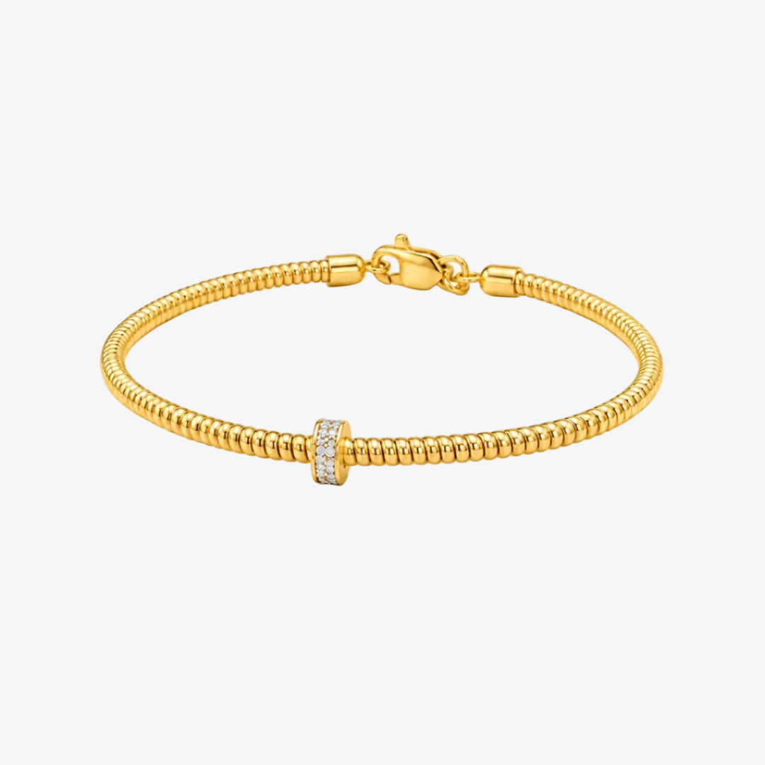 Pulseira em ouro 18k - Largura do produto: tubo de 2,4 mm - Metal: ouro 18k