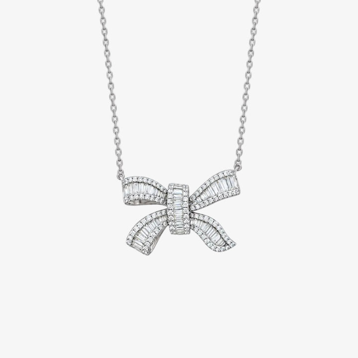 Collar de diamantes de oro de 18 quilates
