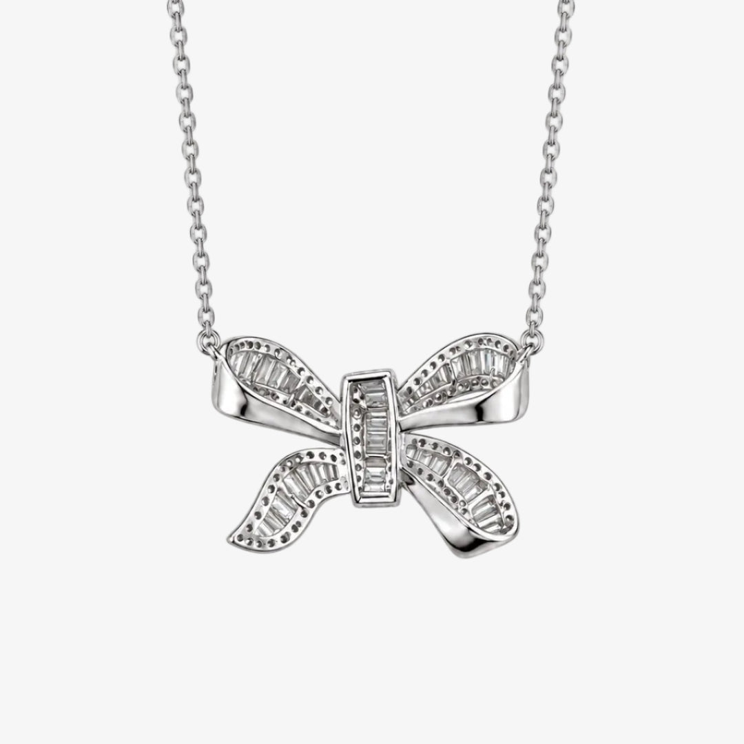 Collar de diamantes de oro de 18 quilates