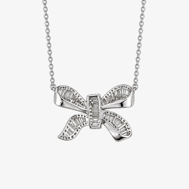 Collar de diamantes de oro de 18 quilates