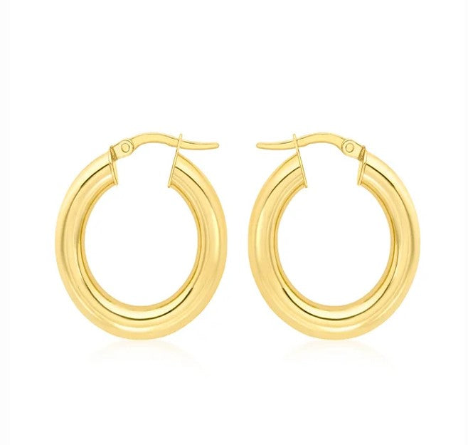 18k Gold Hoop Earring