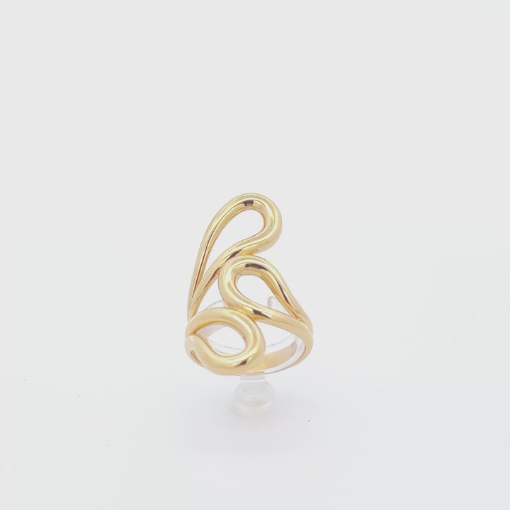 18k Gold Contour Ring