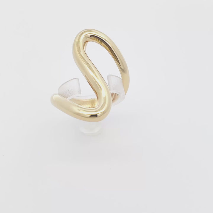 18k Gold Contour Ring