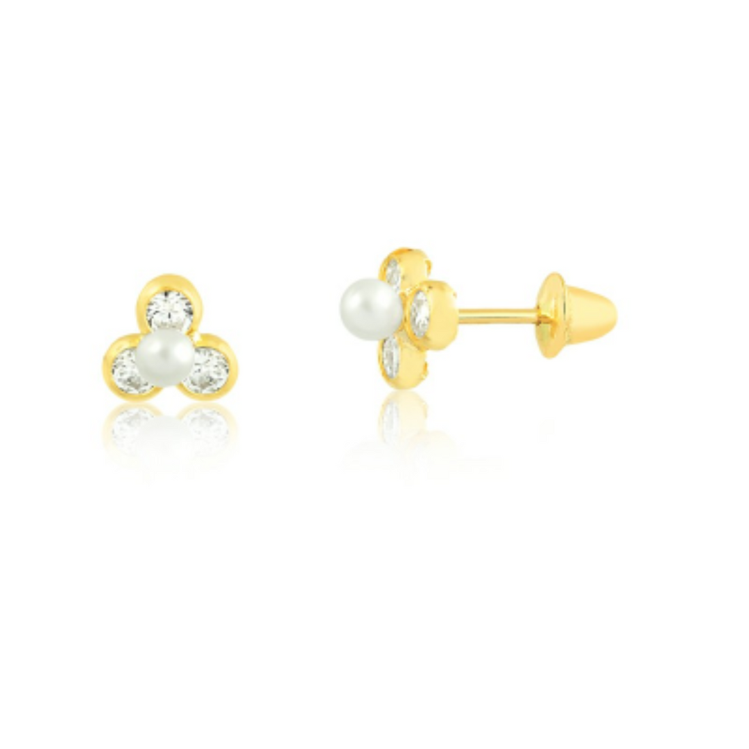 18k Gold Children's Earring