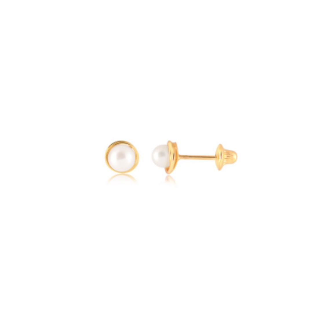 18k Gold Children's Earring